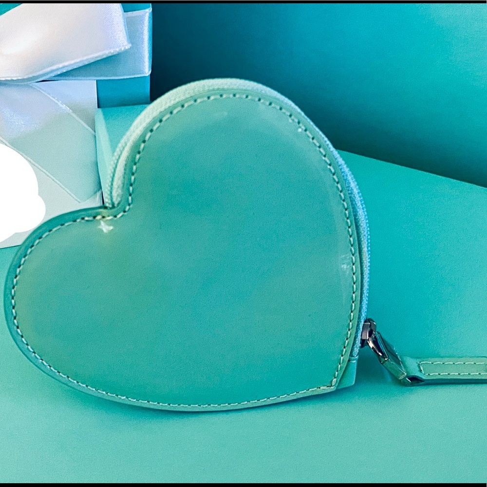 Authentic Tiffany & Co. Patent Heart Coin Pouch